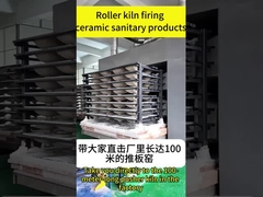 Plattentellerofenbrand für Sanitärkeramik