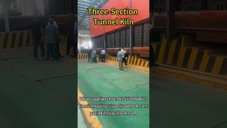 Dreiteiliger Tunnelofen #Brennofenhersteller #Ziegelfabrik #Tunnelofen #Ziegelofen #Tonziegel