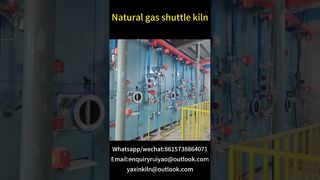 Erdgas-Schubofen #Ofenhersteller #Tunnelofen #Ziegelfabrik #Keramik #Gasofen